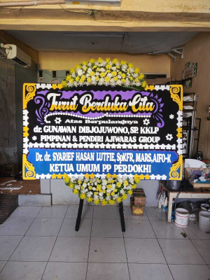 Papan Bunga Rumah Duka Rspi Sulianti Saroso